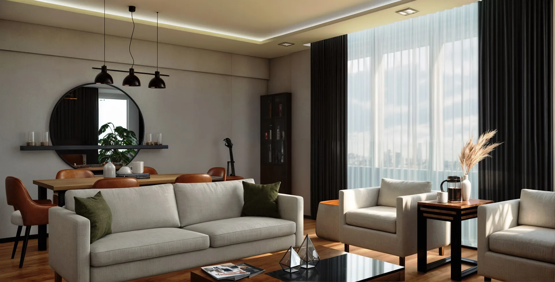 تصميم منطقة الطعام.